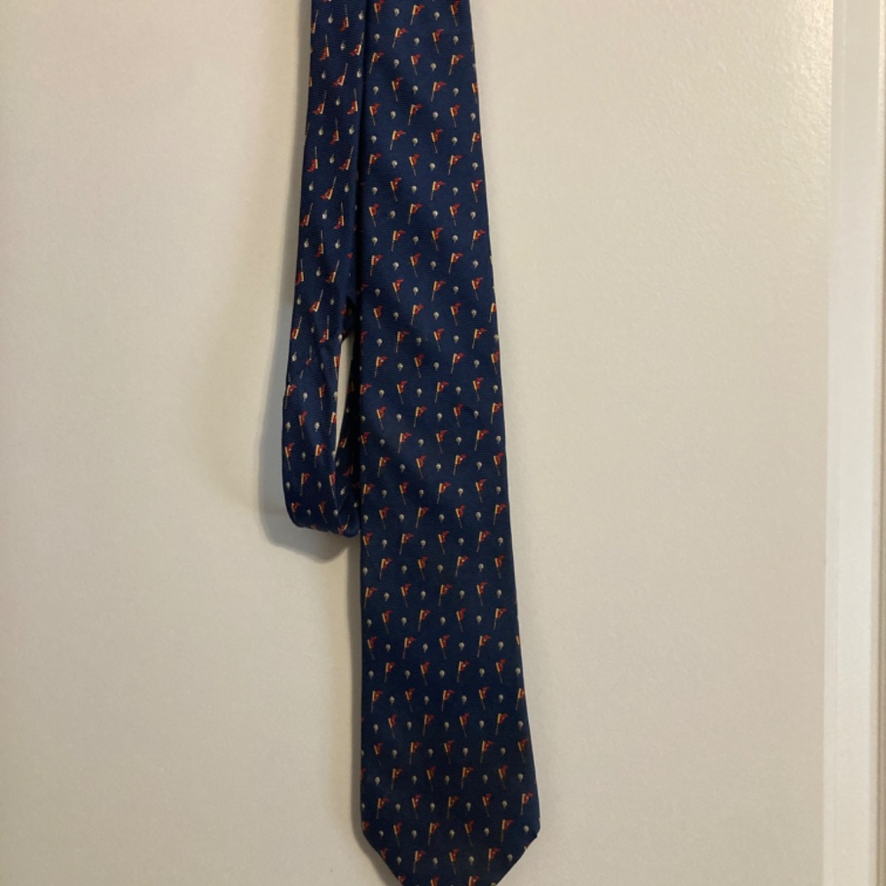 Men’s Ralph Lauren Gold Tie - Picture 3 of 4